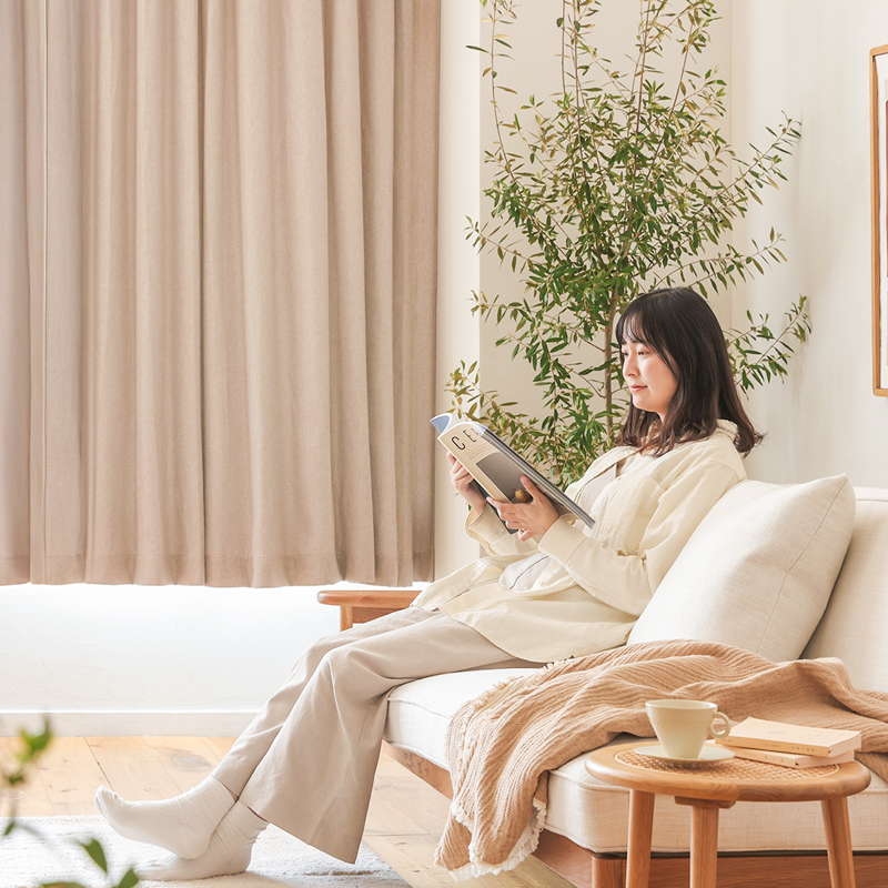 ドレープカーテン　幅150cm×丈220cm2枚　ブラウン　ローズ ドレープカーテン 幅150cm×丈220cm2枚 ブラウン ローズ